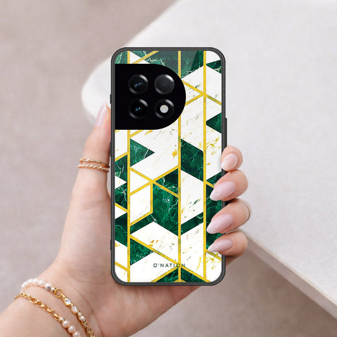 OnePlus 11R Cover - O'Nation Shades of Marble Series - HQ Ultra Shine Premium Infinity Glass Soft Silicon Borders Case