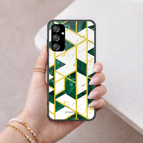 Samsung Galaxy A14 Cover - O'Nation Shades of Marble Series - HQ Ultra Shine Premium Infinity Glass Soft Silicon Borders Case