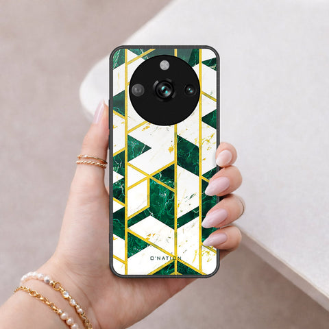 Realme 11 Pro Cover - O'Nation Shades of Marble Series - HQ Ultra Shine Premium Infinity Glass Soft Silicon Borders Case