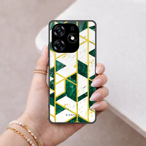 Tecno Spark 10 Pro Cover - O'Nation Shades of Marble Series - HQ Ultra Shine Premium Infinity Glass Soft Silicon Borders Case
