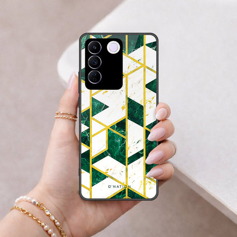 Vivo S16e Cover - O'Nation Shades of Marble Series - HQ Ultra Shine Premium Infinity Glass Soft Silicon Borders Case