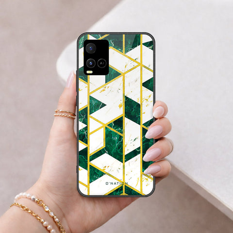 Vivo Y32 Cover - O'Nation Shades of Marble Series - HQ Ultra Shine Premium Infinity Glass Soft Silicon Borders Case