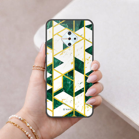 Vivo Y9s Cover - O'Nation Shades of Marble Series - HQ Ultra Shine Premium Infinity Glass Soft Silicon Borders Case