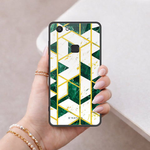 Vivo V7 Cover - O'Nation Shades of Marble Series - HQ Ultra Shine Premium Infinity Glass Soft Silicon Borders Case