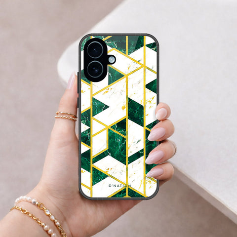 iPhone 17 - O'Nation Shades of Marble Series - HQ Ultra Shine Premium Infinity Glass Soft Silicon Borders Case