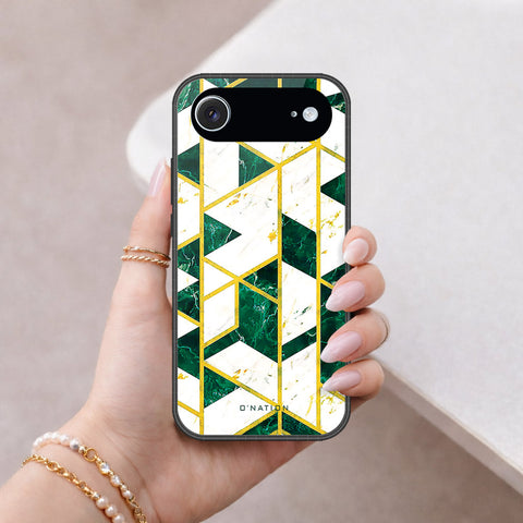iPhone 18 Air - O'Nation Shades of Marble Series - HQ Ultra Shine Premium Infinity Glass Soft Silicon Borders Case