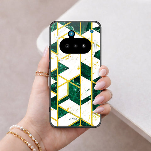 Nothing Phone 3a Cover - O'Nation Shades of Marble Series - HQ Ultra Shine Premium Infinity Glass Soft Silicon Borders Case