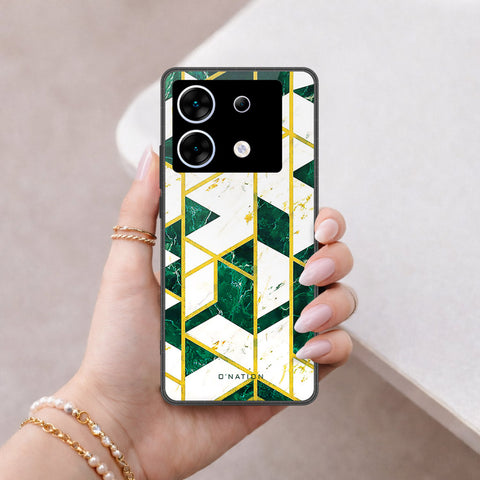Infinix Zero 30 5G Cover - O'Nation Shades of Marble Series - HQ Ultra Shine Premium Infinity Glass Soft Silicon Borders Case