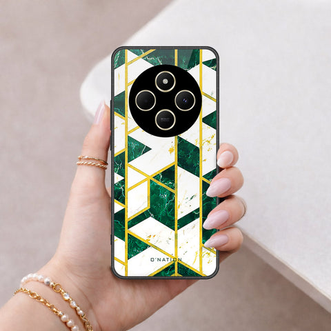 Xiaomi Redmi A3 Pro Cover - O'Nation Shades of Marble Series - HQ Ultra Shine Premium Infinity Glass Soft Silicon Borders Case
