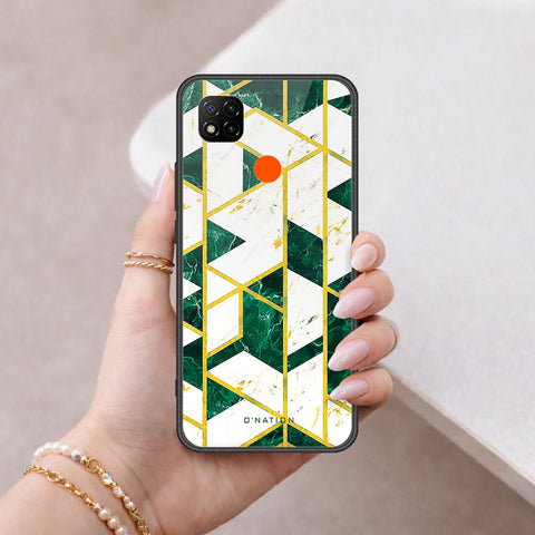 Xiaomi Poco C31 Cover - O'Nation Shades of Marble Series - HQ Ultra Shine Premium Infinity Glass Soft Silicon Borders Case