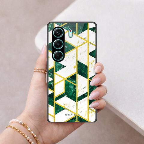 Tecno Camon 40 Pro Cover - O'Nation Shades of Marble Series - HQ Ultra Shine Premium Infinity Glass Soft Silicon Borders Case