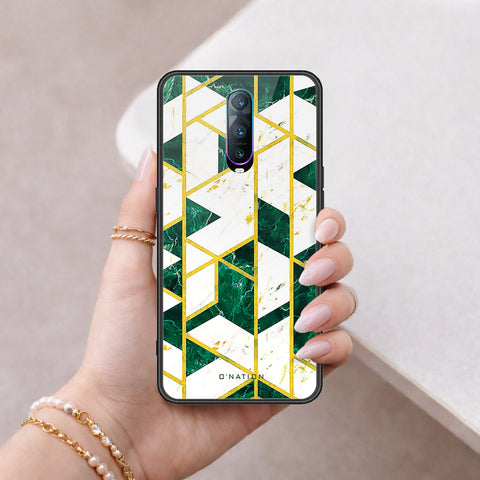 Oppo R17 Pro Cover - O'Nation Shades of Marble Series - HQ Ultra Shine Premium Infinity Glass Soft Silicon Borders Case
