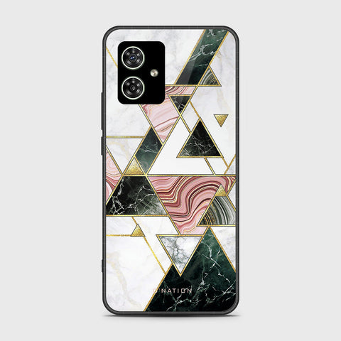 Motorola Moto G54 Cover- O'Nation Shades of Marble Series - HQ Ultra Shine Premium Infinity Glass Soft Silicon Borders Case