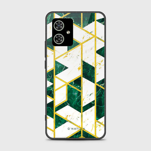 Motorola Moto G54 Cover- O'Nation Shades of Marble Series - HQ Ultra Shine Premium Infinity Glass Soft Silicon Borders Case