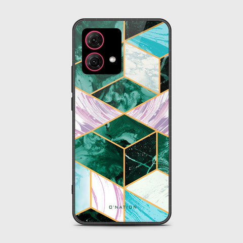 Motorola Moto G84 Cover - O'Nation Shades of Marble Series - HQ Ultra Shine Premium Infinity Glass Soft Silicon Borders Case