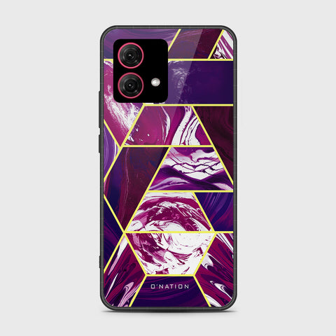 Motorola Moto G84 Cover - O'Nation Shades of Marble Series - HQ Ultra Shine Premium Infinity Glass Soft Silicon Borders Case