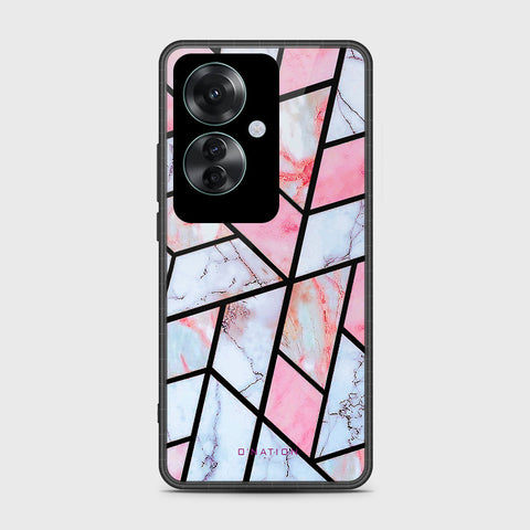 Oppo Reno 11F 5G Cover- O'Nation Shades of Marble Series - HQ Ultra Shine Premium Infinity Glass Soft Silicon Borders Case