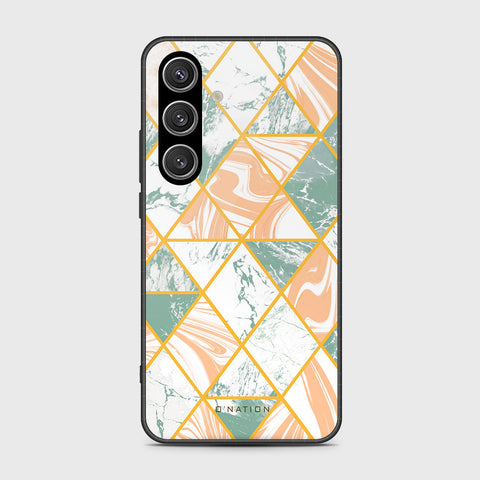 Samsung Galaxy S25 FE Cover- O'Nation Shades of Marble Series - HQ Ultra Shine Premium Infinity Glass Soft Silicon Borders Case