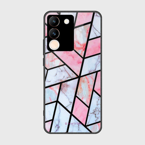 Vivo Y200 Cover- O'Nation Shades of Marble Series - HQ Ultra Shine Premium Infinity Glass Soft Silicon Borders Case