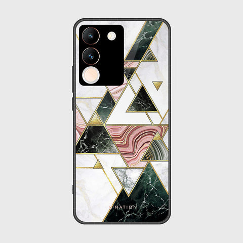 Vivo Y200 Cover- O'Nation Shades of Marble Series - HQ Ultra Shine Premium Infinity Glass Soft Silicon Borders Case