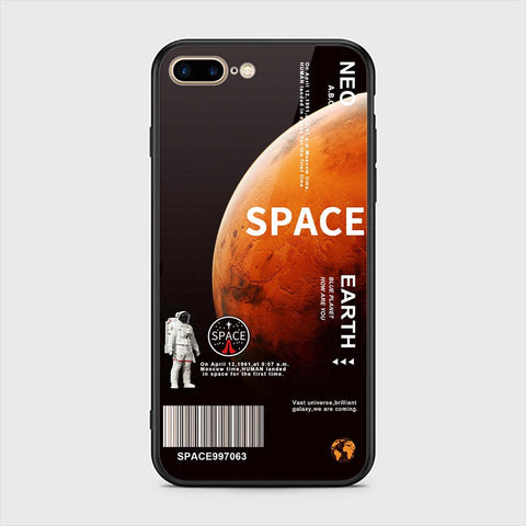 iPhone 7 Plus Cover - Limitless Series - HQ Ultra Shine Premium Infinity Glass Soft Silicon Borders Case (Fast Delivery)