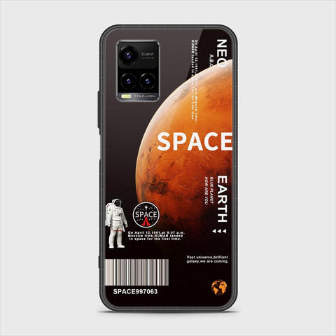 Vivo Y21s Cover - Limitless Series - D25 - HQ Ultra Shine Premium Infinity Glass Soft Silicon Borders Case ( Fast Delivery )