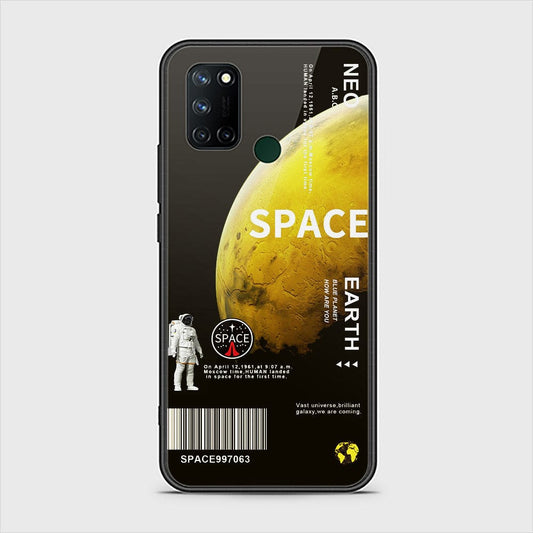 Realme 7i Cover - Limitless Series - HQ Ultra Shine Premium Infinity Glass Soft Silicon Borders Case (Fast Delivery)