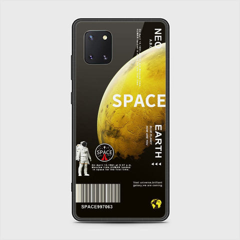 Samsung Galaxy Note 10 Lite Cover - Limitless Series - D31- HQ Ultra Shine Premium Infinity Glass Soft Silicon Borders Case ( Fast Delivery )