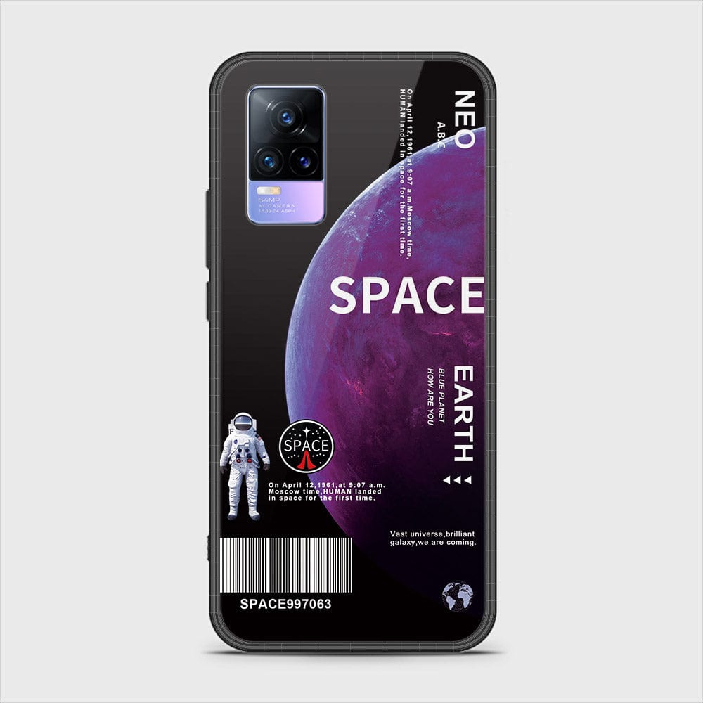 Vivo V21e Cover - Limitless Series - HQ Ultra Shine Premium Infinity Glass Soft Silicon Borders Case (Fast Delivery)