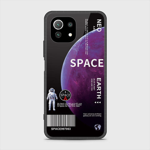 Xiaomi Mi 11 Lite Cover - Limitless Series - HQ Ultra Shine Premium Infinity Glass Soft Silicon Borders Case (Fast Delivery) (SU)