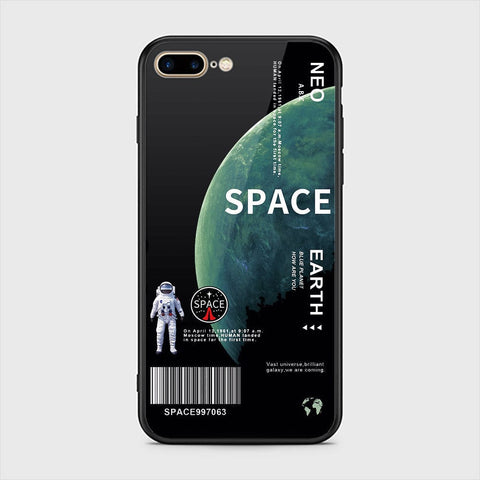 iPhone 7 Plus Cover - Limitless Series - HQ Ultra Shine Premium Infinity Glass Soft Silicon Borders Case (Fast Delivery)