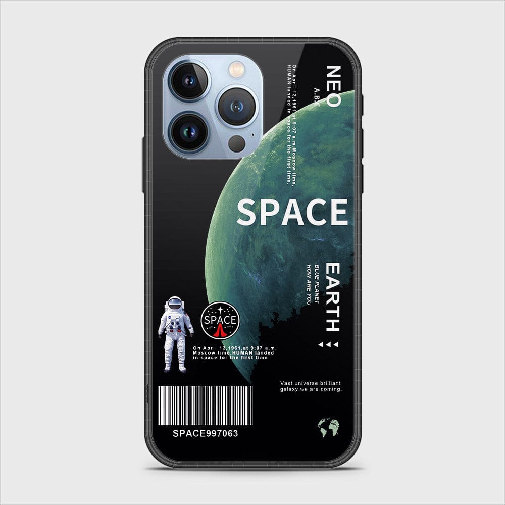 iPhone 13 Pro Cover - Limitless Series - D247 - HQ Ultra Shine Premium Infinity Glass Soft Silicon Borders Case ( Fast Delivery )