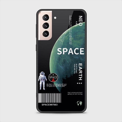 Samsung Galaxy S22 5G Cover - Limitless Series - D33 - HQ Ultra Shine Premium Infinity Glass Soft Silicon Borders Case ( Fast Delivery )