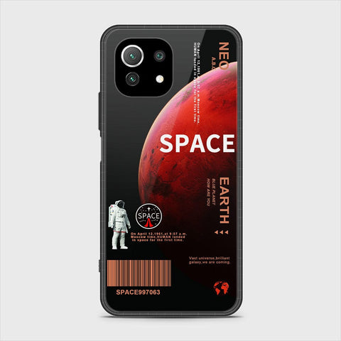 Xiaomi Mi 11 Lite Cover - Limitless Series - HQ Ultra Shine Premium Infinity Glass Soft Silicon Borders Case (Fast Delivery) (SU)