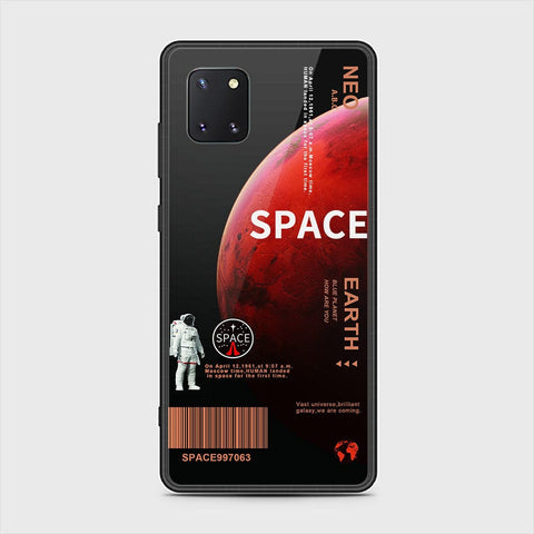 Samsung Galaxy Note 10 Lite Cover - Limitless Series - D31- HQ Ultra Shine Premium Infinity Glass Soft Silicon Borders Case ( Fast Delivery )