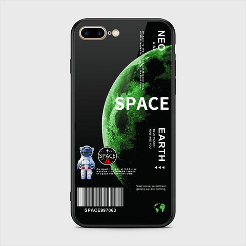 iPhone 7 Plus Cover - Limitless Series - HQ Ultra Shine Premium Infinity Glass Soft Silicon Borders Case (Fast Delivery)