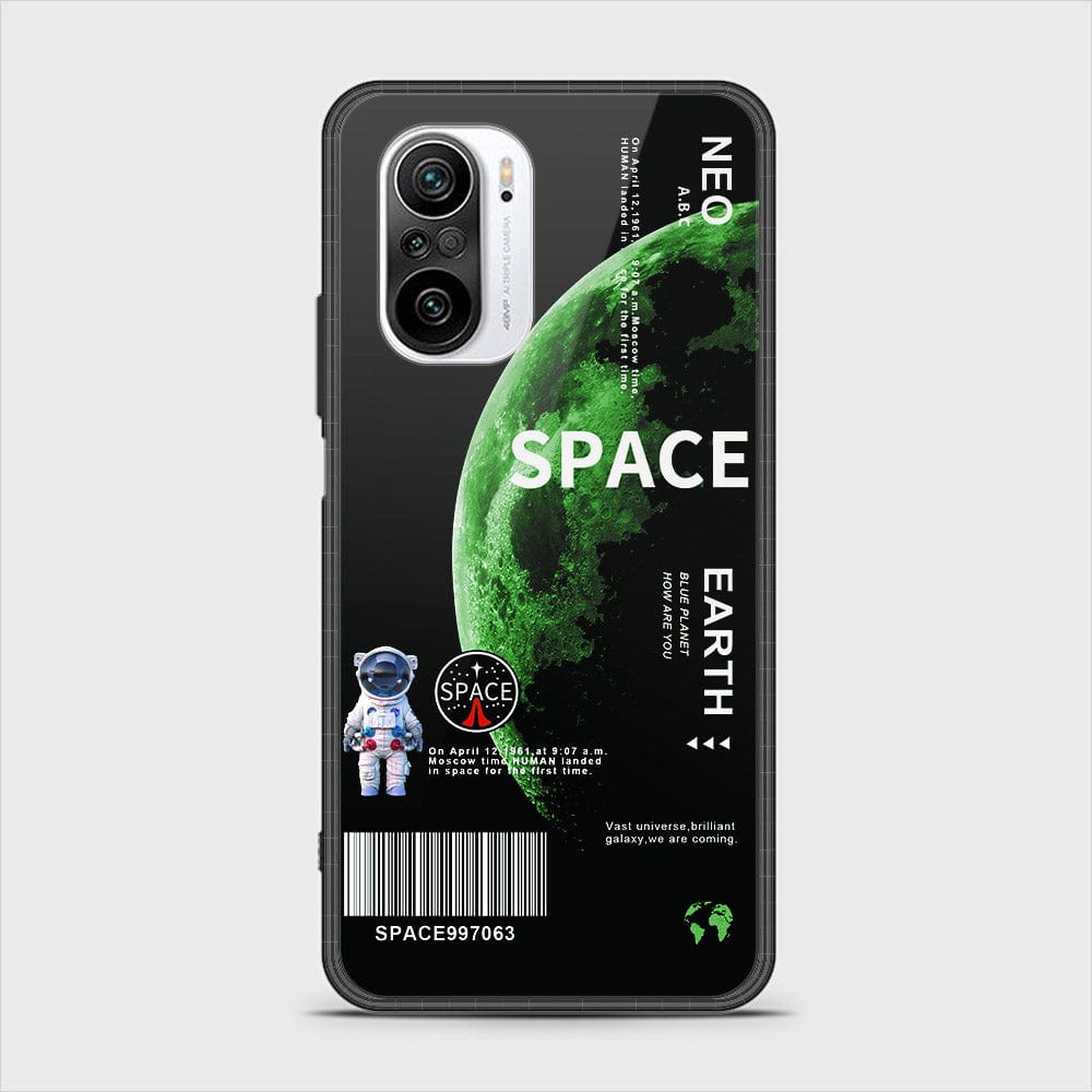Xiaomi Poco F3 Cover - Limitless Series - D36 - HQ Ultra Shine Premium Infinity Glass Soft Silicon Borders Case ( Fast Delivery )