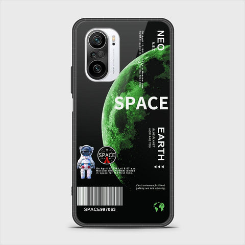 Xiaomi Poco F3 Cover - Limitless Series - D36 - HQ Ultra Shine Premium Infinity Glass Soft Silicon Borders Case ( Fast Delivery )
