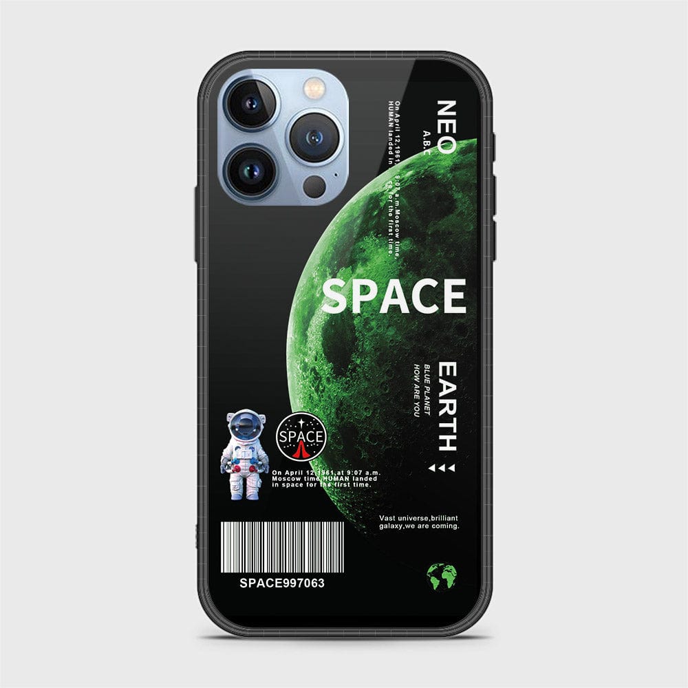 iPhone 14 Pro Max Cover - Limitless Series - HQ Ultra Shine Premium Infinity Glass Soft Silicon Borders Case ( Fast Delivery )
