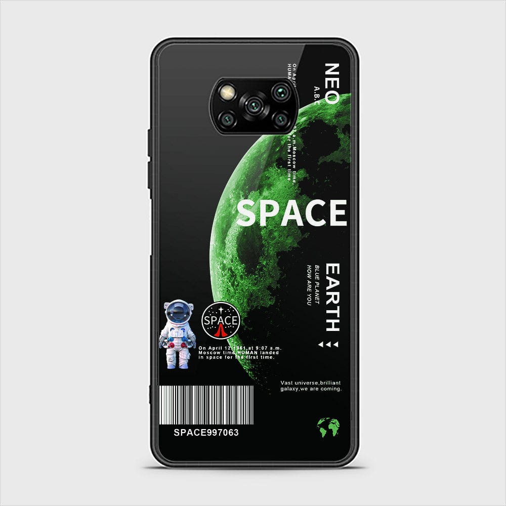 Xiaomi Poco X3  Cover - Limitless Series - D380 - HQ Ultra Shine Premium Infinity Glass Soft Silicon Borders Case ( Fast Delivery )