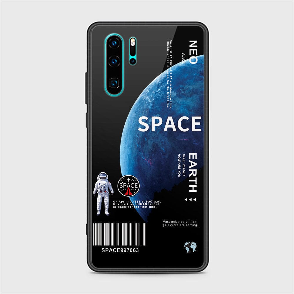 Huawei P30 Pro Cover - Limitless Series - D42 - HQ Ultra Shine Premium Infinity Glass Soft Silicon Borders Case ( Fast Delivery )