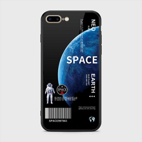 iPhone 7 Plus Cover - Limitless Series - HQ Ultra Shine Premium Infinity Glass Soft Silicon Borders Case (Fast Delivery)