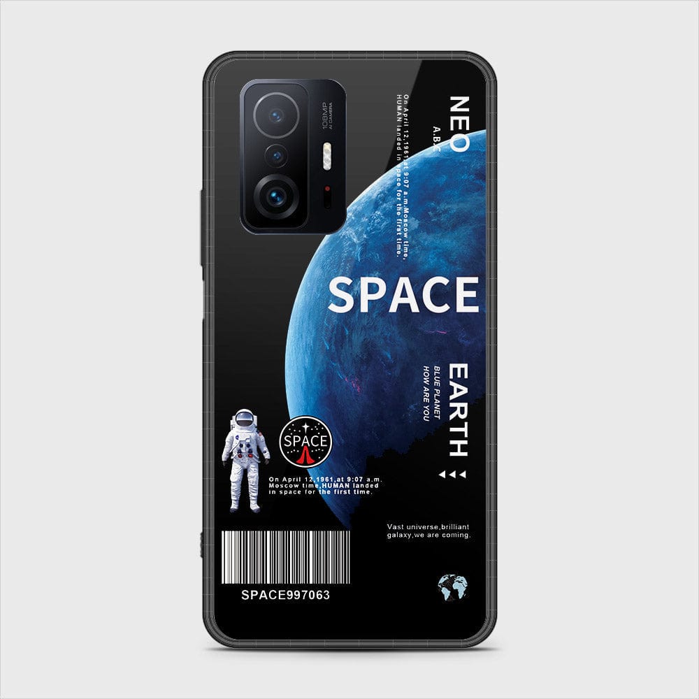 Xiaomi 11T Cover - Limitless Series - ( D15) HQ Ultra Shine Premium Infinity Glass Soft Silicon Borders Case ( Fast Delivery )