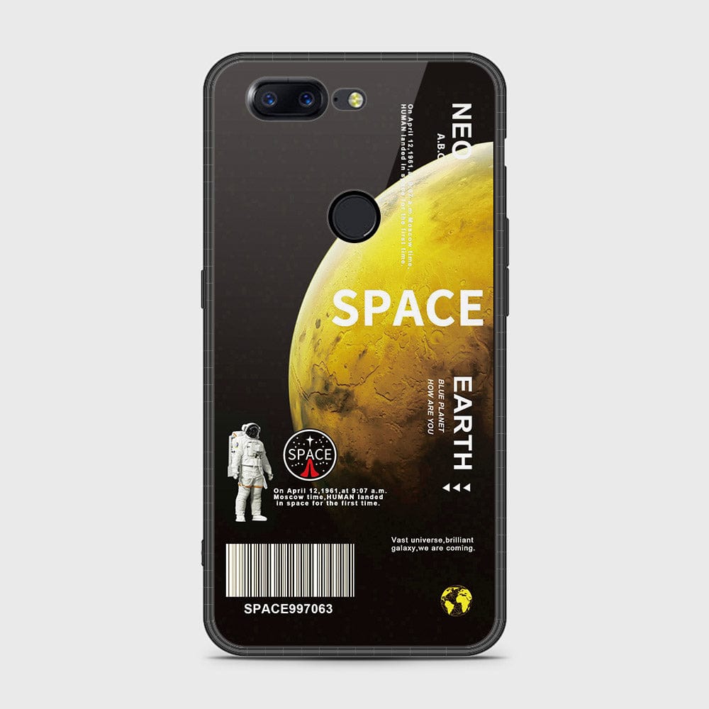 OnePlus 5T Cover - Limitless Series - HQ Ultra Shine Premium Infinity Glass Soft Silicon Borders Case ( Fast Delivery )