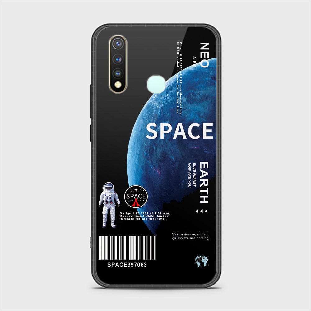Vivo Y19 Cover - Limitless Series - D44 - HQ Ultra Shine Premium Infinity Glass Soft Silicon Borders Case ( Fast Delivery )