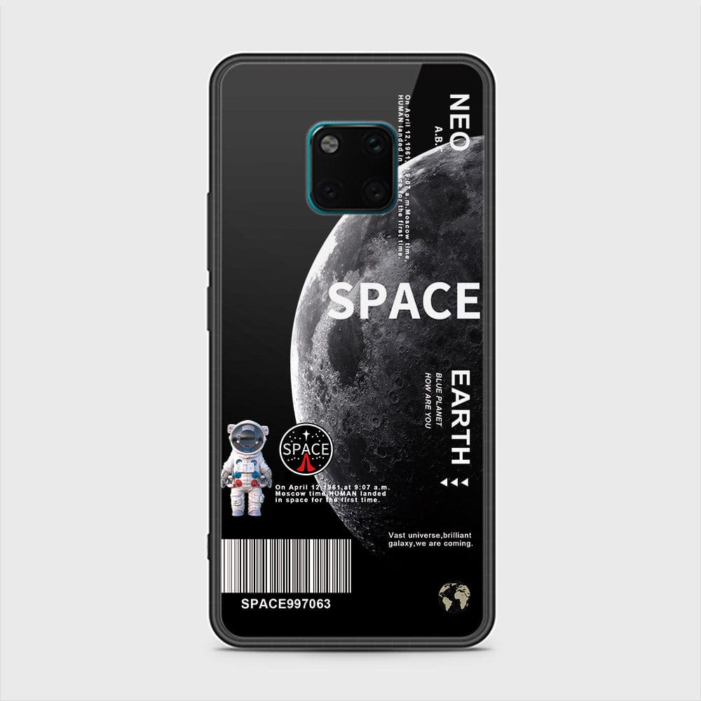 Huawei Mate 20 Pro Cover - Limitless Series - D27 - HQ Ultra Shine Premium Infinity Glass Soft Silicon Borders Case ( Fast Delivery )