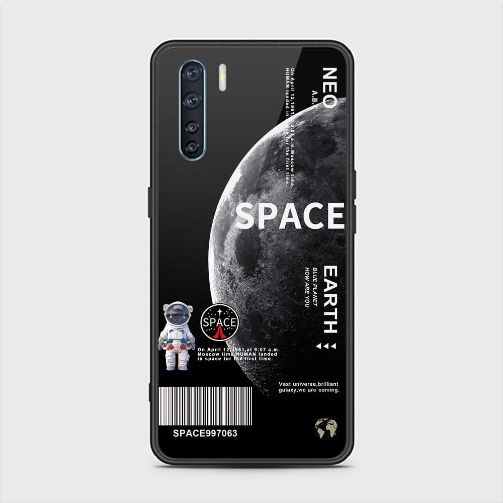 Oppo A91 Cover - Limitless Series - HQ Ultra Shine Premium Infinity Glass Soft Silicon Borders Case (Fast Delivery)