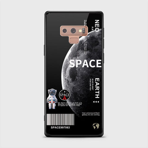 Samsung Galaxy Note 9 Cover - Limitless Series - D47 - HQ Ultra Shine Premium Infinity Glass Soft Silicon Borders Case ( Fast Delivery )