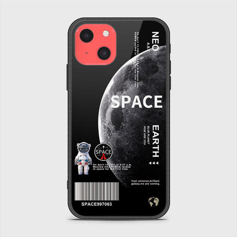 iPhone 13 Mini Cover - Limitless Series - HQ Ultra Shine Premium Infinity Glass Soft Silicon Borders Case (Fast Delivery)