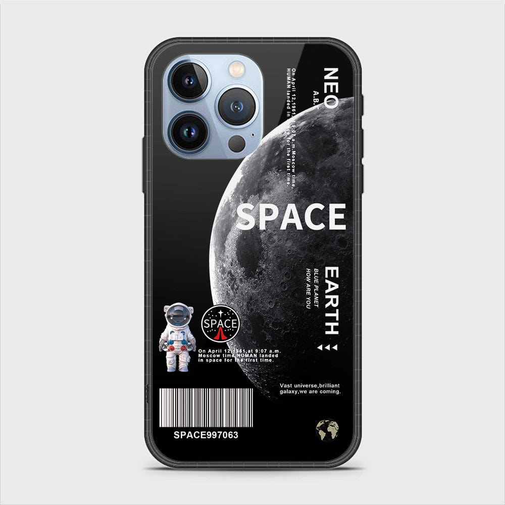 iPhone 13 Pro Cover - Limitless Series - HQ Ultra Shine Premium Infinity Glass Soft Silicon Borders Case ( Fast Delivery )